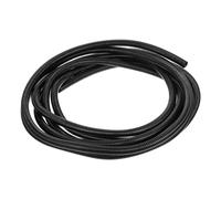 sourcing map 3/8 Inch x 16.4 Ft Split Wire Loom Tubing, Guard Convoluted Flex, Protective Split Cable Conduit, Flexible Wire Protector Tubing, Electrical Cord Cover,Black