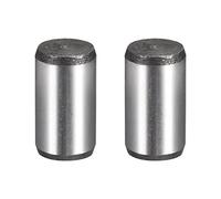 sourcing map 3/8-Inch x 3/4-Inch Dowel Pins, Heat Treated Alloy Steel for Extra Hardness, Bright Finish and Accurate Alignment 2pcs