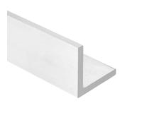 sourcing map 3.94 Inch Aluminum Angle Stock,2"x2"x13/64" Silver Angle Aluminum 6061, T6 Temper Mill Stock for DIY Projects, Industrial Building Construction