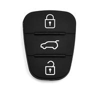 sourcing map 3 Buttons Car Remote Fob Case Insert Rubber Pad Keypad for Hyundai