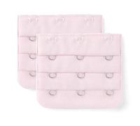 sourcing map 3 Hook 3 Row Stretchy Bra Strap Extenders Buckle Hooks Bra Band for Women Dark Pink 1 pcs