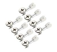 sourcing map 3-in-1 Furniture Connecting Kit 13mm OD Cam Fitting, M6x25mm Dowel Screws, 10.7mm OD Pre-inserted Nut 8 Sets