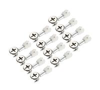 sourcing map 3-in-1 Furniture Connecting Kit 13mm OD Cam Fitting, M6x25mm Dowel Screws, 10.7mm OD Pre-inserted Nut 12 Sets