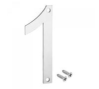 sourcing map 3 Inch 304 Stainless Steel House Number Polishing for Door Mailbox(Number 1)