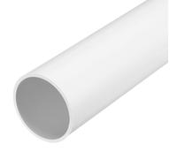 sourcing map 3 Inch PVC Rigid Tube Round Pipe 67.8mm ID 75mm OD 500mm White High Impact for Water Pipe, Crafts, Decoration, Cable Sleeve