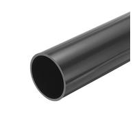 sourcing map 3 Inch PVC Rigid Tube Round Pipe 69.4mm ID 76mm OD 500mm Dark Grey High Impact for Water Pipe, Crafts, Decoration, Cable Sleeve
