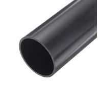 sourcing map 3 Inch PVC Rigid Tube Round Pipe Tubing Hardware Tubing 69.4mm ID 76mm OD 9" Length Dark Grey High Impact for Water Pipe, Crafts, Cable Sleeve