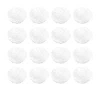 sourcing map 3-Inch Wool Polishing Pad Hook and Loop Buffing Wheel for Orbital Polisher Buffer 24 Pcs