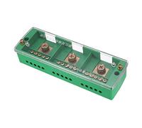 sourcing map 3 Inlet 15 Outlet Terminal Strip Blocks 660V 150A Single Phase Distribution Block for Metering Box