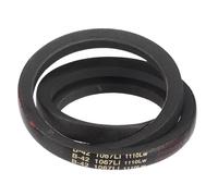 sourcing map 3 Pack B-42 Classic Wrapped V-Belt, 44" Outside Circumference Wrapped Industrial Rubber V-Belt B Profile V-Belt for Industrial Machinery Equipment, Black