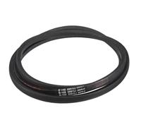 sourcing map 3 Pack B102 Classic Wrapped V-Belt, 105" Outside Circumference Wrapped Industrial Rubber V-Belt B Profile V-Belt for Industrial Machinery Equipment, Black