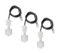 sourcing map 3 Pack PP Float Switch M8 Plastic Liquid Level Sensor, Fish Tank Water Float Controller Sensor Switch with 35cm Rod for Smart Toilet Solar Tank Pool Pump Liquid Control