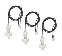 sourcing map 3 Pack PP Float Switch M8 Plastic Liquid Level Sensor, Fish Tank Water Float Controller Sensor Switch with 25cm Rod for Smart Toilet Solar Tank Pool Pump Liquid Control