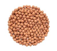 sourcing map 3 Packs Replacement Shower Head Bead 5-6mm Shower Filter Beads Replacement Mineral Stone Bead for Water Softener Filtration Shower Head, Red Orange