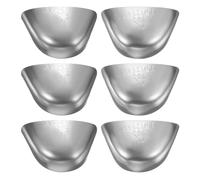 sourcing map 3 Pair Metal Foot Guard Toe Cover for Work Shoes US Size Male 8.5/Female10 Safety Shoe Caps without Rubber for Men and Women Factory Workplace Protection, Silver