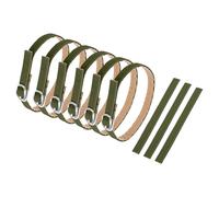 sourcing map 3 Pair Replacement Ankle Strap for Heels Detachable Shoe Straps PU Leather Shoe Band, Suede Green
