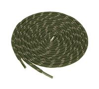 sourcing map 3 Pairs Core Non-Slip Wear-Resistant Round Boot Laces Shoelaces for Hiking Walking Outdoor Shoes Army Green Khaki 140cm / 55.11"