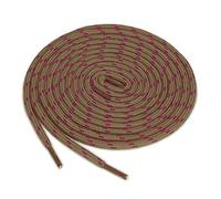 sourcing map 3 Pairs Core Non-slip Wear-resistant Round Shoelaces for Hiking Walking Shoes Light Brown Fuchsia 100cm / 39.37"