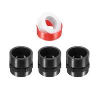 sourcing map 3 Pcs 1-1/2" PVC Female Adapter Pipe Fitting Fit for SCH80 Slip Coupling Pipe Coupling Connector with Sealing Tape, Socket x NPT Female, Dark Grey