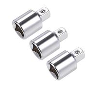 sourcing map 3 Pcs 1/2 Inch Drive (F) x 3/8 Inch (M) Socket Reducer, Female to Male