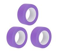 sourcing map 3 Pcs 1 Inch Wide 14 Yards Purple Masking Tape Painters Tape Rolls for Home Office Commercial Contractor Clean Drip-Free Painting Wide Crepe Paper