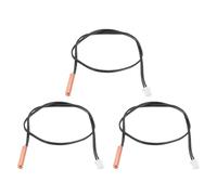 sourcing map 3 Pcs 100K NTC Thermal Sensor Probe,Copper Sensitive Temperature Sensor Probe 14 Inch Digital Thermometer Extension Cable Temp Sensor for Electrical Appliances