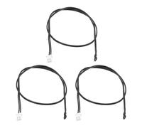 sourcing map 3 Pcs 15K NTC Thermal Sensor Probe,Epoxy Sensitive Temperature Sensor Probe 15.7 Inch Digital Thermometer Extension Cable Temp Sensor for Electrical Appliances