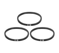 sourcing map 3 Pcs 3L150 Classic Wrapped Rubber V-Belt, 15"(381mm) Outside Circumference, 3L Profile V Belt 3/8" Width 7/32" Height