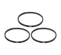 sourcing map 3 Pcs 3L200 Classic Wrapped Rubber V-Belt, 20"(508mm) Outside Circumference, 3L Profile V Belt 3/8" Width 7/32" Height