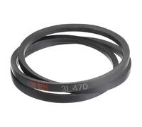sourcing map 3 Pcs 3L470 Classic Wrapped Rubber V-Belt, 47"(1194mm) Outside Circumference, 3L Profile V Belt 3/8" Width 7/32" Height