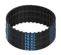 sourcing map 3 Pcs 70XL 037 Timing Belt 35 Teeth Rubber Geared Cogged Belt, 0.37" Width, 0.20" Pitch Synchronous Timing Belt