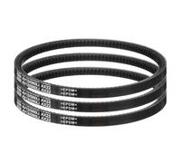 sourcing map 3 Pcs AX22 EPDM V-Belt, Raw Edge Cogged Industrial Rubber V Belt 1/2" Width x 22" Inside Circumference