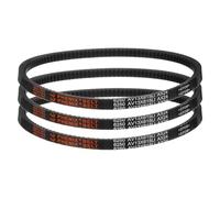 sourcing map 3 Pcs AX24 EPDM V-Belt, Raw Edge Cogged Industrial Rubber V Belt 1/2" Width x 24" Inside Circumference