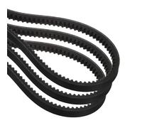 sourcing map 3 Pcs AX44 EPDM V-Belt, Raw Edge Cogged Industrial Rubber V Belt 1/2" Width x 44" Inside Circumference