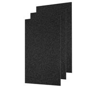 sourcing map 3 Pcs Black Glitter Acrylic Sheets 1/8" Thickness 12" x 8" Glossy PMMA Fluorescent Plastic Sheets Extruded Translucent Blanks for DIY Art Crafting Laser Cutting & Engraving