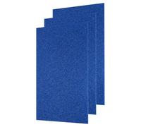 sourcing map 3 Pcs Blue Glitter Acrylic Sheets 1/8" Thickness 12" x 8" Glossy PMMA Fluorescent Plastic Sheets Extruded Translucent Blanks for DIY Art Crafting Laser Cutting & Engraving