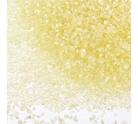 sourcing map 3 Pcs Crushed Glass for Resin Art, 50g Irregular Metallic Chunky Chips Small Broken Crushed Glass Glitter Pieces for Crafts DIY Vase Filler Jewelry Making Decor, Orange Yellow