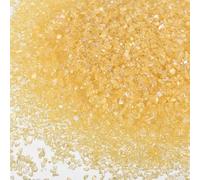 sourcing map 3 Pcs Crushed Glass for Resin Art, 50g Irregular Metallic Chunky Chips Small Broken Crushed Glass Glitter Pieces for Crafts DIY Vase Filler Jewelry Making Decor, Golden Yellow