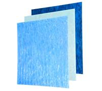 sourcing map 3 Pcs Glitter Pearl Acrylic Sheet,12" x 12" x 1/8" Pearlescent Cast Pmma Plastic Sheets Blanks for DIY Art Crafting Laser Cutting & Engraving,Blue Series