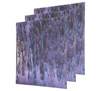 sourcing map 3 Pcs Glitter Pearl Acrylic Sheet,12" x 12" x 1/8" Pearlescent Cast Pmma Plastic Sheets Extruded Translucent Blanks for DIY Art Crafting Laser Cutting & Engraving,Purple Black
