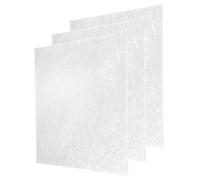 sourcing map 3 Pcs Glitter Pearl Acrylic Sheet,12" x 12" x 1/8" Pearlescent Cast Pmma Plastic Sheets Extruded Translucent Blanks for DIY Art Crafting Laser Cutting & Engraving,White