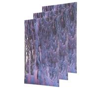sourcing map 3 Pcs Glitter Pearl Acrylic Sheet,12" x 8" x 1/8" Pearlescent Cast Pmma Plastic Sheets Extruded Translucent Blanks for DIY Art Crafting Laser Cutting & Engraving,Purple Black