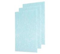 sourcing map 3 Pcs Glitter Pearl Acrylic Sheet,12" x 8" x 1/8" Pearlescent Cast Pmma Plastic Sheets Extruded Translucent Blanks for DIY Art Crafting Laser Cutting & Engraving,Light Blue