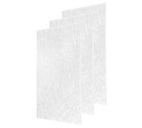 sourcing map 3 Pcs Glitter Pearl Acrylic Sheet,12" x 8" x 1/8" Pearlescent Cast Pmma Plastic Sheets Extruded Translucent Blanks for DIY Art Crafting Laser Cutting & Engraving,White