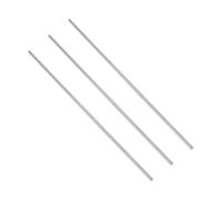 sourcing map 3 Pcs GR5 Titanium Round Rod, 3.5mm Dia 204mm Length Metal Solid TC4 Titanium Alloy Round Bar Rod Stock for DIY Craft Model Plane Cars Ship Metal Working