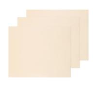 sourcing map 3 Pcs Heat Transfer Vinyl Roll, 12" x 10" HTV Iron on Vinyl PU HTV Sheets for t Shirts Sports Clothing Garments Heat Press Machine, Cream White