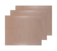 sourcing map 3 Pcs Heat Transfer Vinyl Roll, 12" x 10" HTV, Medium Brown