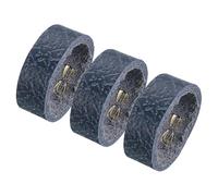 sourcing map 3 Pcs Leather Belt Loop Keeper for 0.79 Inch Wide Belt, Belt Strap Ring, Belt Band Replacement Strap Holder Belt Accessories for Ratchet Belts Dress Belts, Dark Blue, 2.56x0.39inch