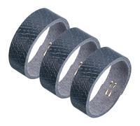 sourcing map 3 Pcs Leather Belt Loop Keeper for 1.42 Inch Wide Belt, Belt Strap Ring, Belt Band Replacement Strap Holder Belt Accessories for Ratchet Belts Dress Belts, Dark Blue, 4.13x0.51inch