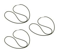 sourcing map 3 Pcs Rubber Bands, Fits 13-30 Gallon Trash Can Large Rubber Bands for Trash Cans Garbage Can Rubber Bands Multifunction Bands, 29 Inch, Olive Green